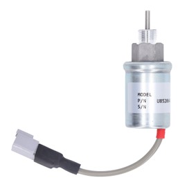 Fuel Shut Off Solenoid Valve Aluminum Alloy U85206452 Stop Solenoid Valve for Perkins HL403C 15 DC12V