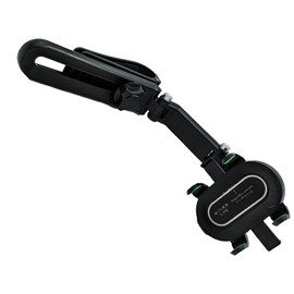 QKWL Sun Visor Phone Holder, Rotatable and Retractable Car Phone Holder, Non-Slip and Durable, Easy to Install, Suitable for Most Mobile Phones (Green)