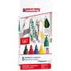edding 4500 Textile Marker Set, 5-Colors, Basic, 2-3mm (4-4500-5S)