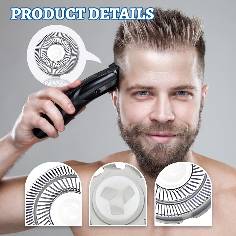 8PCS for Pitbull Replacement Blades, Replacement Heads, Compatible with Multiple