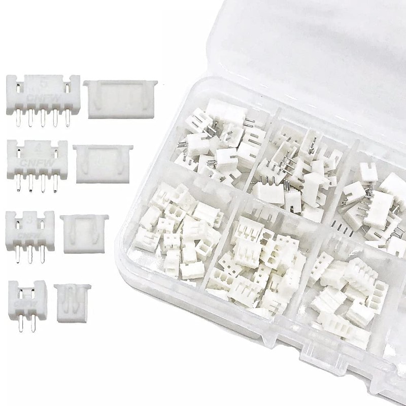 LIKENNY Plastic Cased JST XH Type Terminal Wiring Connector Terminal