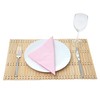HWC-C13 6-Piece Place Mat Table Mat Bamboo Washable 45 x