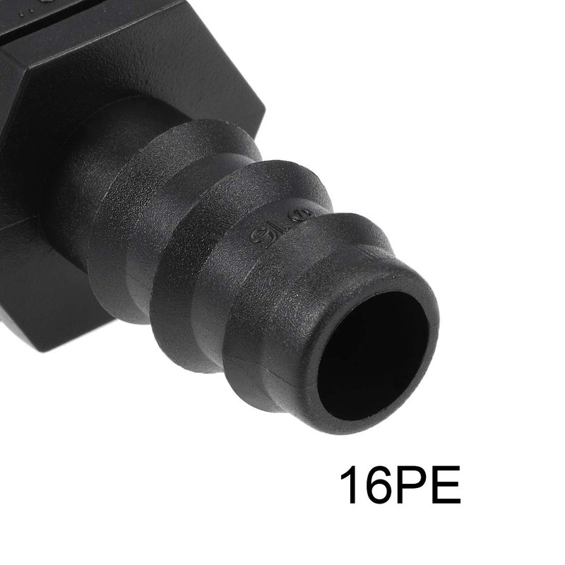 sourcing map Barb Drip Pipe Connector 1/2 BSPT Male Thread