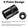 sourcing map 1/2" Drive 6 Point Pneumatic Socket 17mm Metric