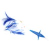 Schwertfisch Feather Tuna Artificial Fishing Lure Tease Accessories for Large