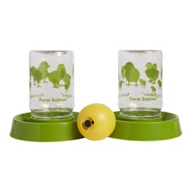 Lixit Baby Chick Feeder or Waterer (Pack of 2 w/Ball)