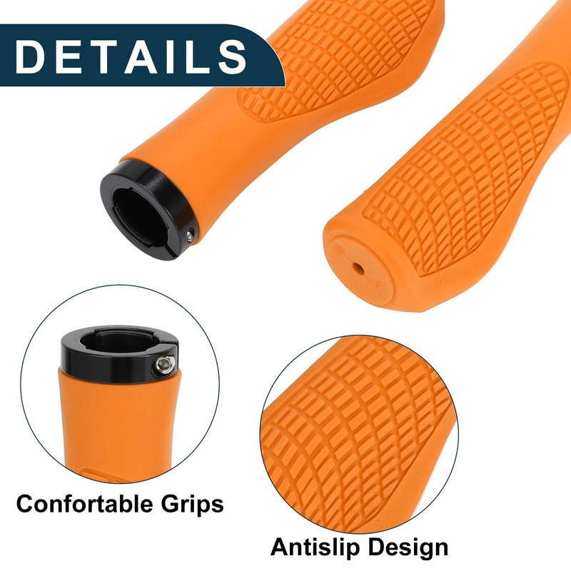 TUCKBOLD Bike Handlebar Grips Covers 134mm Long Soft | Bicycle