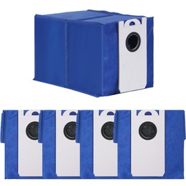 5 Pack Replacement Vacuum Bags for BObsweep RC400 for Ultra-Vision Robot Vacuum, 4.6L Large Dust Bags, Self-Emptying Bag for Vacuum Cleaner