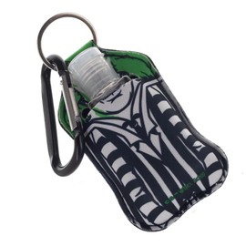Bioworld Beetlejuice Keychain with Hand Sanitizer Bottle Holder