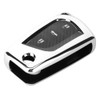 Carbon Fiber Style Car Remote Folding Key Case Cover Protection