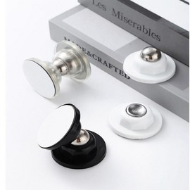 Premium 3-Color Magnetic Door Stopper with Easy Installation for Space Efficiency Black/ONE