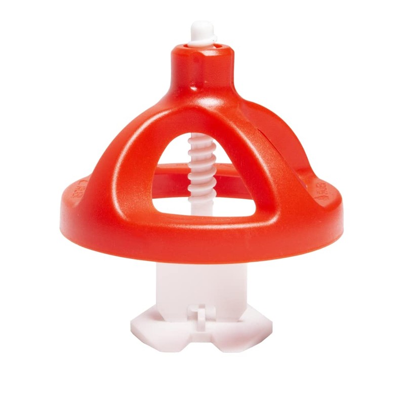 Cyclone Caps - Reusable 1/4" Thread, Eccentric Detail, Crowned Grip,