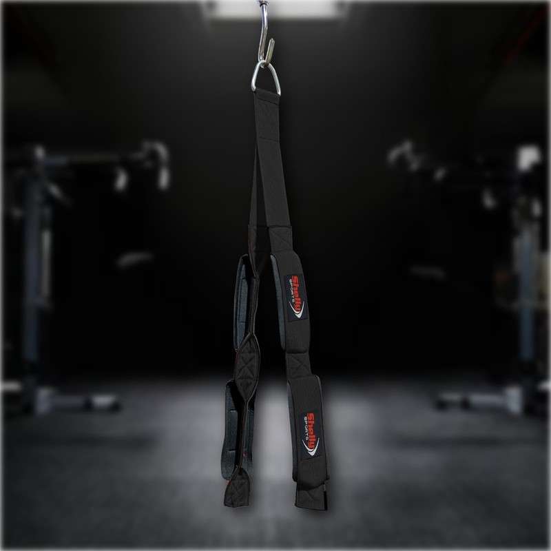 Shelly Triceps Rope Gym Cable Machine Attachments with Carabiner Anti-Slip