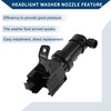 Hihaha No.8520850021 Headlight Washer Nozzle for Lexus LS430 2004-2006 Front