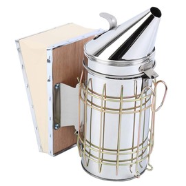 Samger Smoker Bee Smoker Stainless Steel Beekeeper Smoker with Heat Protection Portable Bee Technology Smoker Beekeeping Tool Beekeeping Equipment for Bees Folk