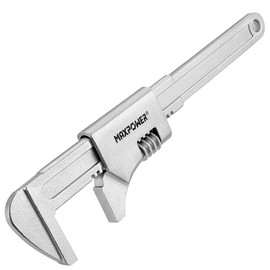 MAXPOWER 14 1/2" Automotive Wrench, Adjustable Wrench Wide Jaw Opening 3.5", Adjustable Auto Wrench for Automobiles Construction, Machine Maintenance and Home Repairs