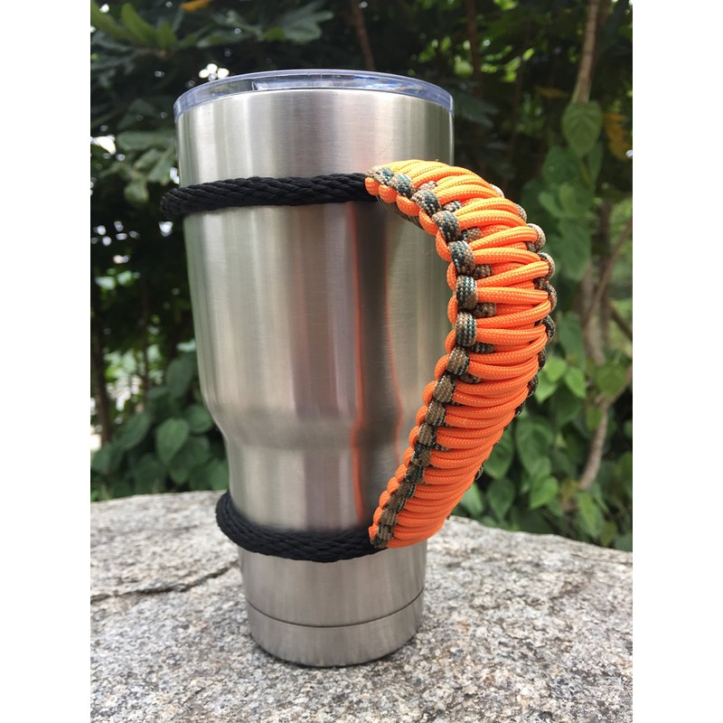 MOCE Handmade Paracord Handle for Yeti/Rtic/Ozark Trail Rambler 30 Oz