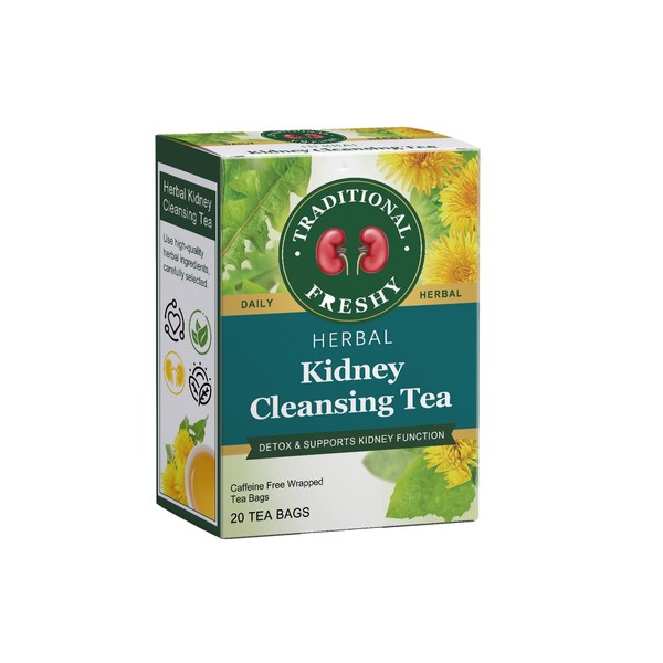 Healthy Organic Kidney Cleansing Tea，Herbal Kidney Cleansing Tea，20 Bags/Box (1BOX)