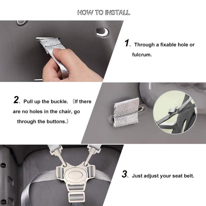 Dzxin High Chair Straps, Highchair straps