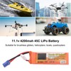 11.1v 4200mah 45C Rechargeable Toy Lithium Battery with EC5 Plug