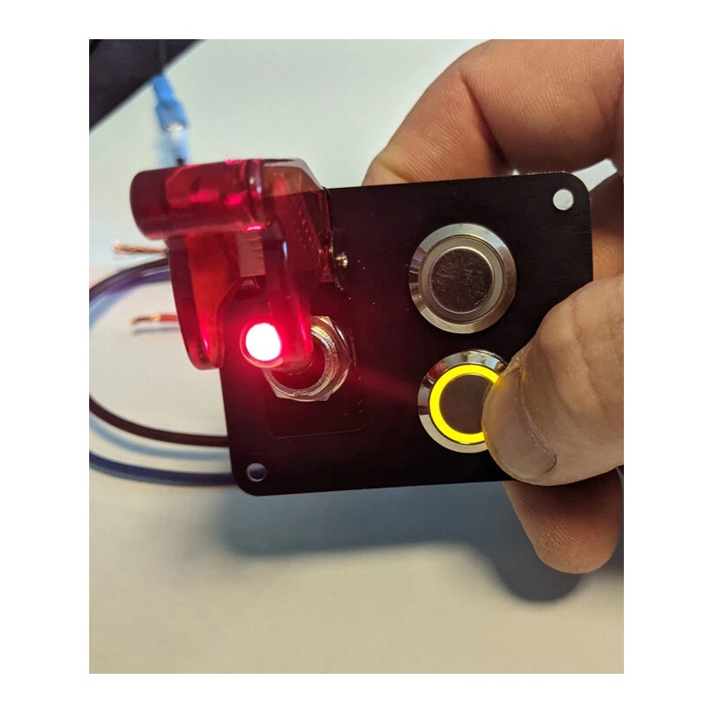 ScorchRacingLV In-Cab Winch Control Panel with lighted switch & momentary
