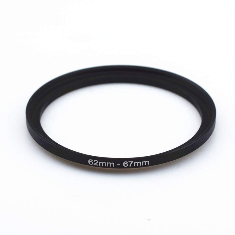 62 mm to 67 mm metal filter ring, 62-67 mm