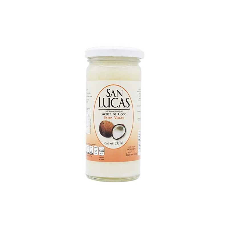 Aceite de Coco Extra Virgen. Comestible. 230 ml