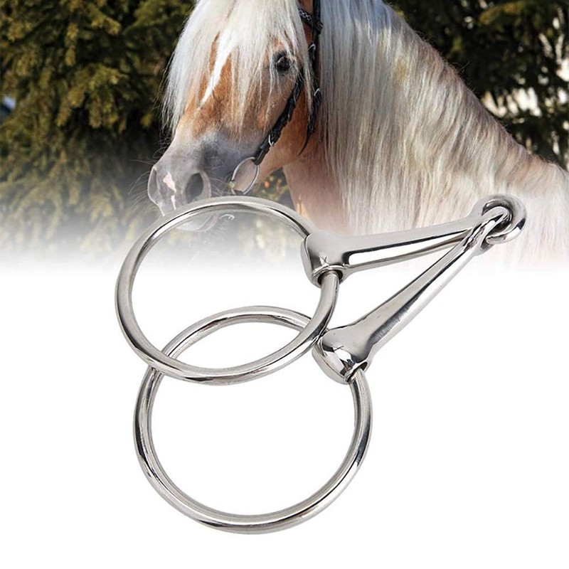 127mm Loose O Ring Stainless Steel Horse Ring Snaffle Bit