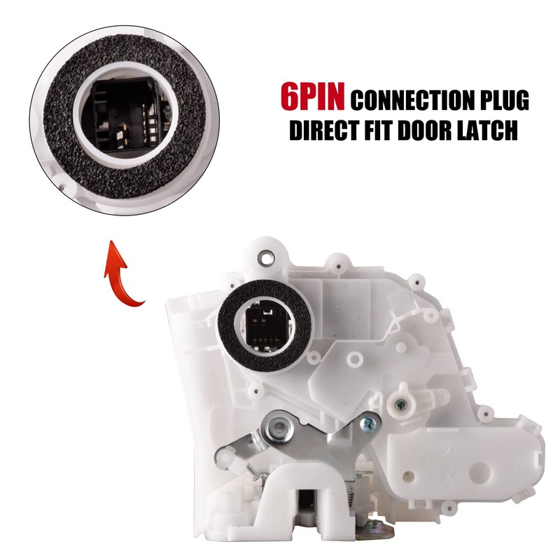 Unikpas Front Left Power Door Latch Assembly Compatible for Honda