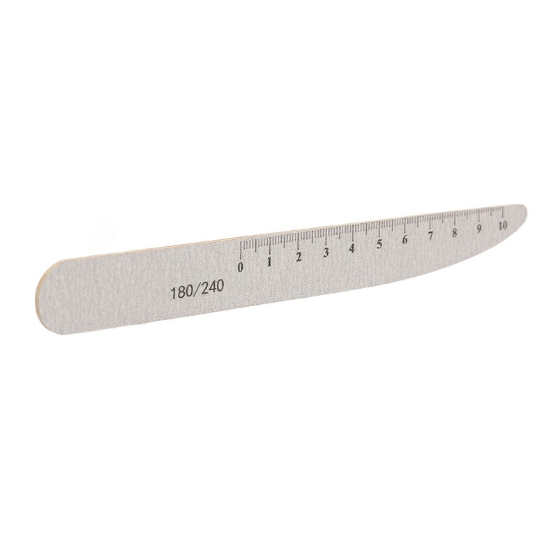 50pcs Washable Reusable Nail File with Scale Professional Home Salon
