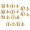 10Pcs Handbag Feet Nailhead Metal Screw-Back Cap Rivets Purse Stud