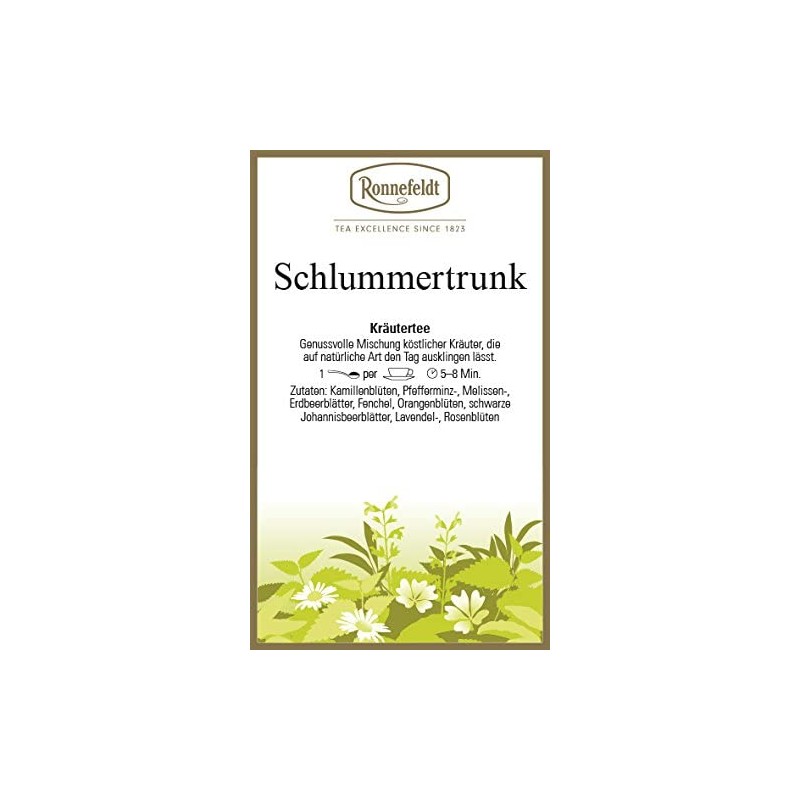 Ronnefeldt - Snooze Trunk Organic Herbal Tea 100 g