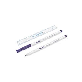 10pk Ezy-Aid STERILE Skin Marker | Gentian Violet Ink, Ruler in Sterile Pack, Individually wrapped | Fine, Regular, Extra Fine & Broad Tip | Non Toxic, Safe on sensitive skin (Regular Tip, 10pk)
