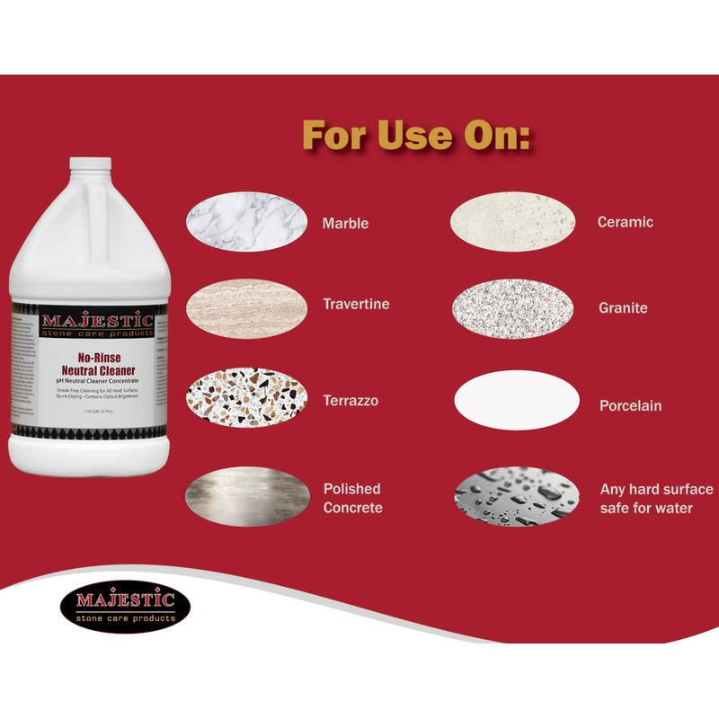 Majestic Stone Care Products Neutral Cleaner Concentrate Gallon