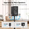 PERLESMITH Universal Speaker Stands for Surround Sound -Height Adjustable Extend