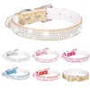 Yiwong Cat Collar in Shiny Rhinestones Necklace for Dogs and
