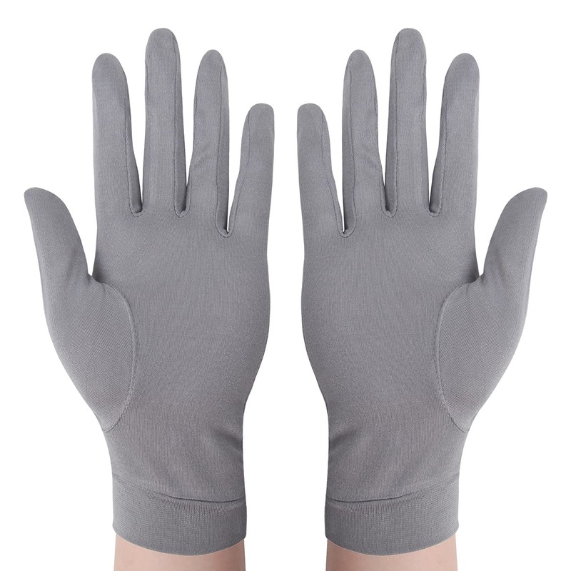 CINECE Women's Silk Gloves, Hand Care, Moisturizing, Heat Retention, Protection,