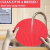 5PCS Silicone Trivet Mats Round Multipurpose Heat Resistant Non Slip
