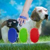 Dog bath brush, ROPO rubber massage pet shampoo brush, used