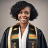 Generic Student Athlete Sublimated Kente Cloth Graduation Stole - Vibrant