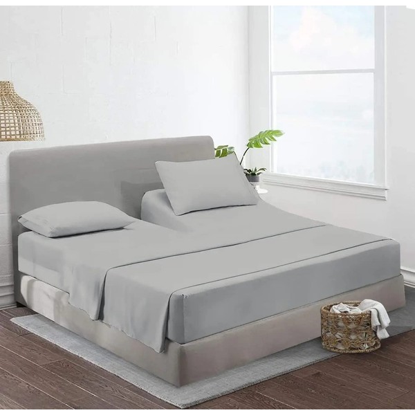 Flex Head King Sheets Sets for Adjustable Beds-Top Split King