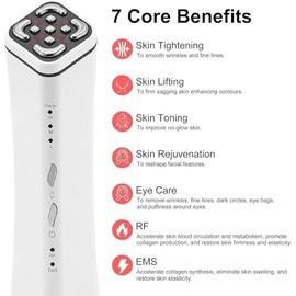 Facial Massager Anti Aging Device Skin Rejuvenation Lifting Wrinkle Remove Skin Care Tools RF and EMS for Women Home-LITTLEBIGTREATS