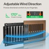 VIVOSUN 4"x12" Quiet Register Booster Fan, Heating/Cooling 10 Speed App