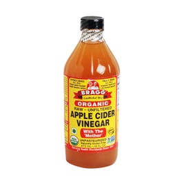 Bragg Organic Unfiltered Apple Cider Vinegar, Raw, 16 Ounce - 1 Pack
