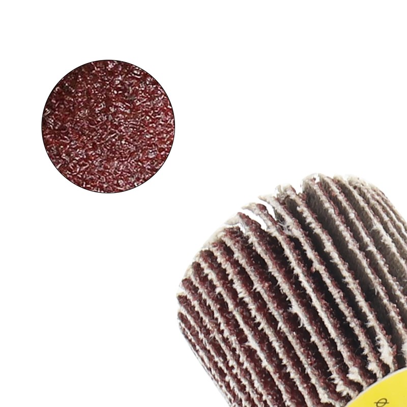 ChgImposs 10pcs 80 Grit Aluminium Oxide Flap Wheels, Compatible with