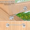 Litensh 2PCS Cabin Hooks and Eye Latch Lock Cabinet Latche,