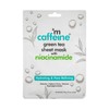 mCaffeine Green Tea Sheet Mask with Niacinamide - Hydrating Face