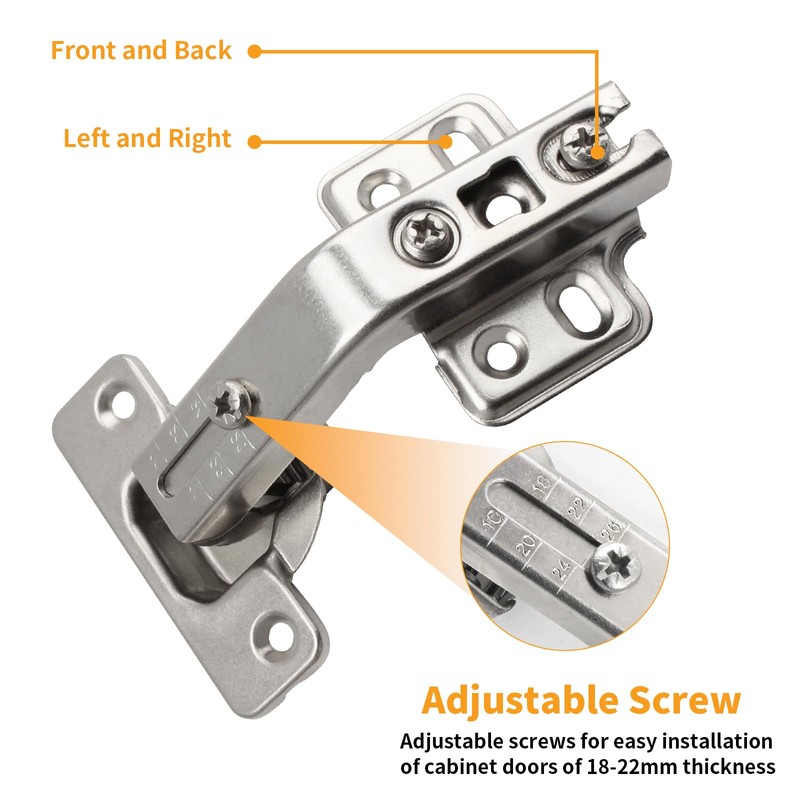 TamBee 135 Degree Corner Hinges Kitchen Cabinet Hinges Cupboard Hinges