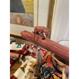 Native Jonah Thompson  TURTLE  Flute   Key Of A Minor With fleece Flute Bag.