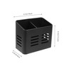 FUNOMOCYA Stainless Steel Chopstick Holder and Cutlery Organizer Capacity Utensil